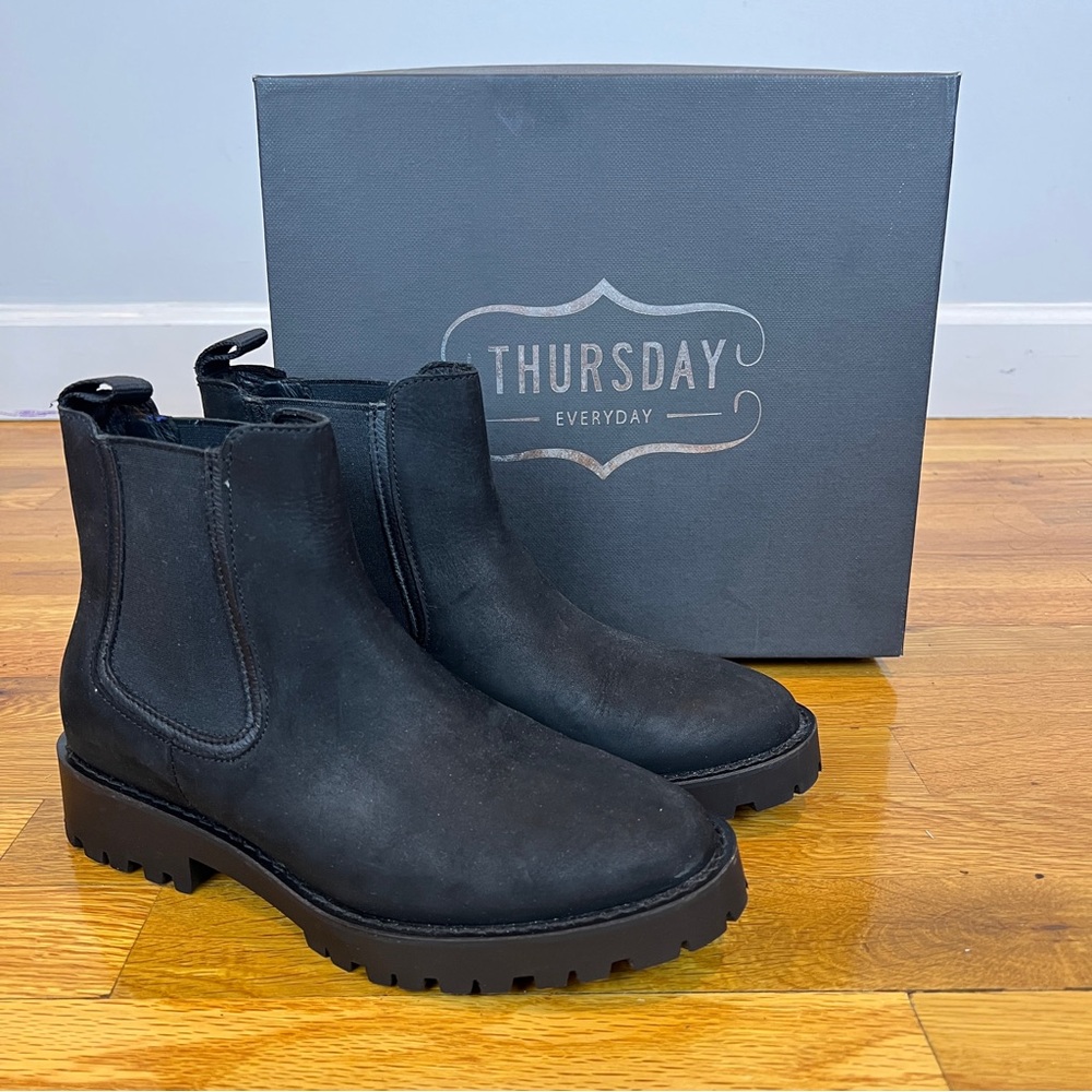 THURSDAY Black Matte Legend Boot Women’s Size 7
